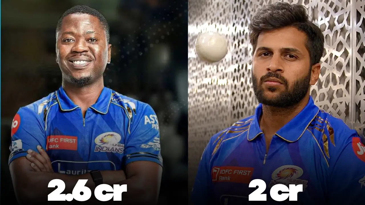 Mumbai Indians IPL 2026 Trade: Shardul joins for 2 cr and Sherfane Rutherford for 2.6 cr