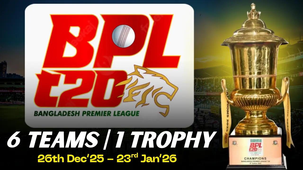 Bangladesh Premier League 2025-26: Match Schedule, Live Streaming and TV Details