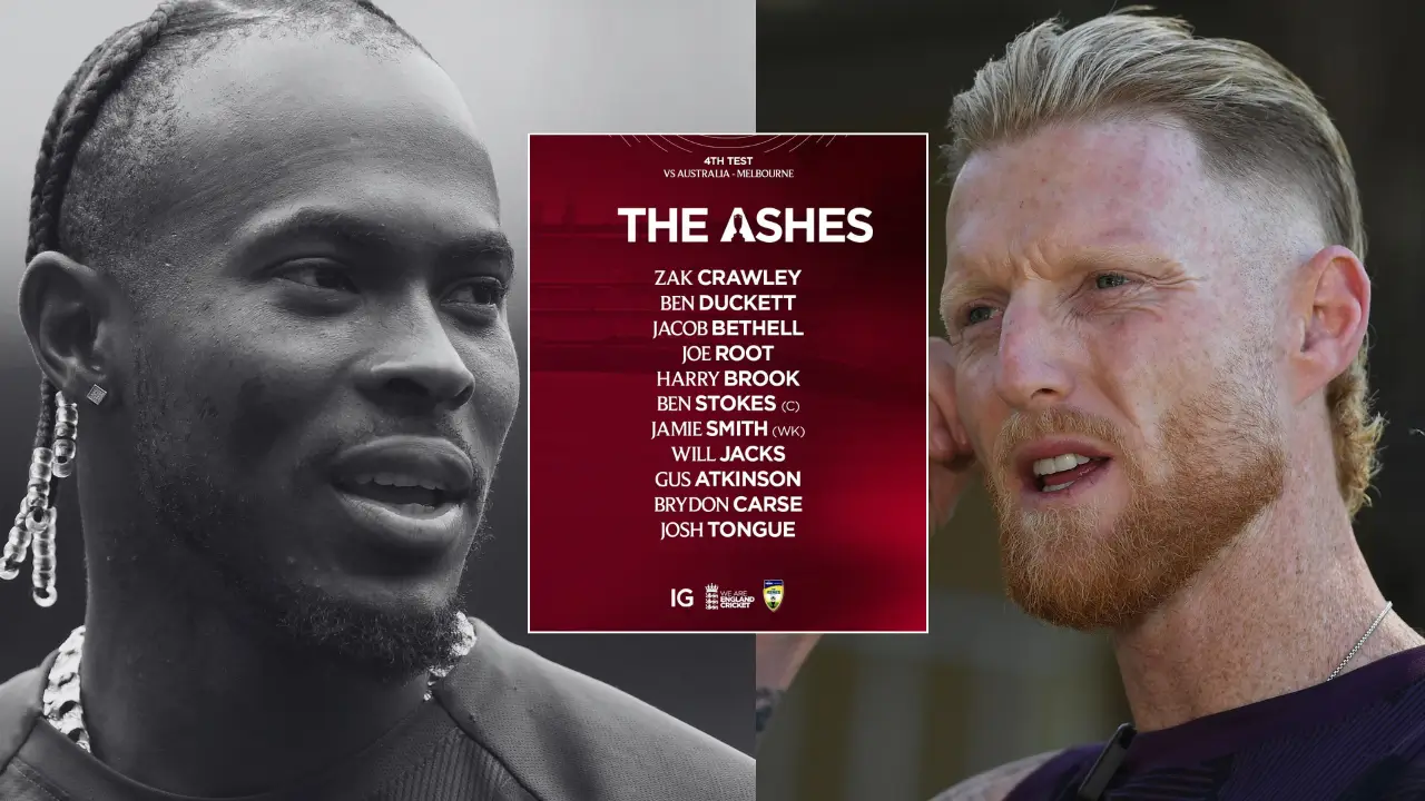 England announce playing XI for the 4th Ashes test | No Archer and Pope miss out