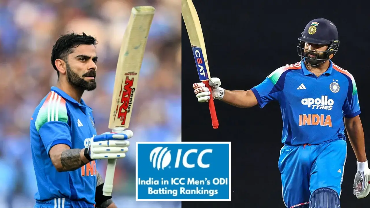 ICC Men's ODI Batting Rankings: Virat Kohli moves to two. Whose number 1?