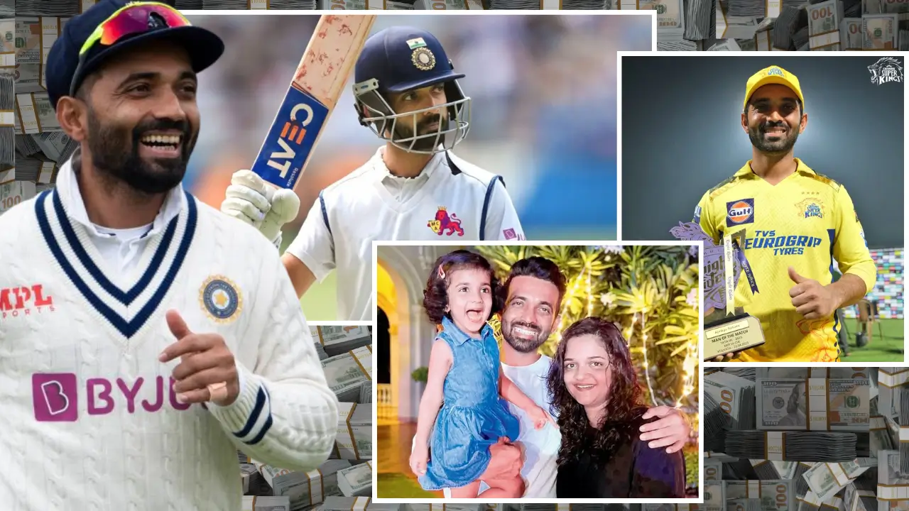 What is Ajinkya Rahane's Net worth in 2025?