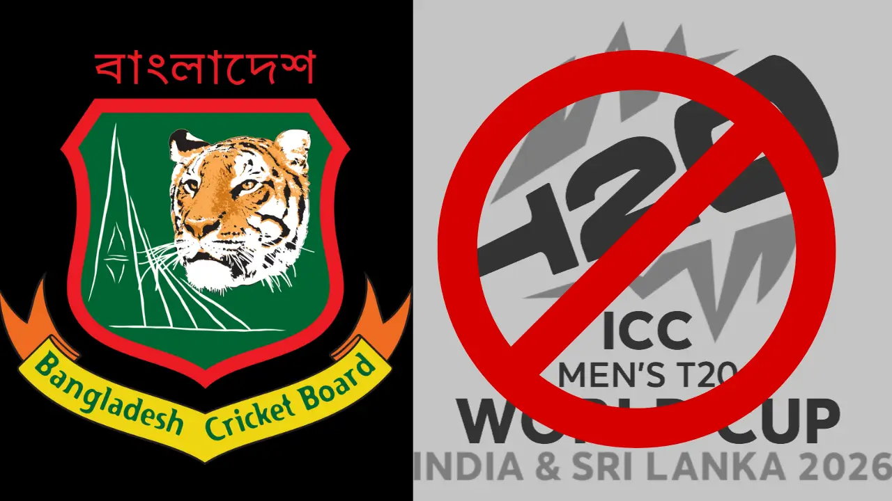 ICC Men's T20 World Cup 2026: BCB says"Bangladesh national team will not travel to India for the tournament under the current conditions"