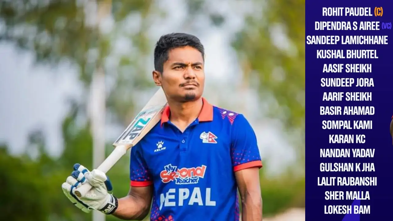 Nepal announces squad for ICC Men's T20 World Cup 2026: Sher Malla gets maiden call-up | Rohit Paudel to lead the team
