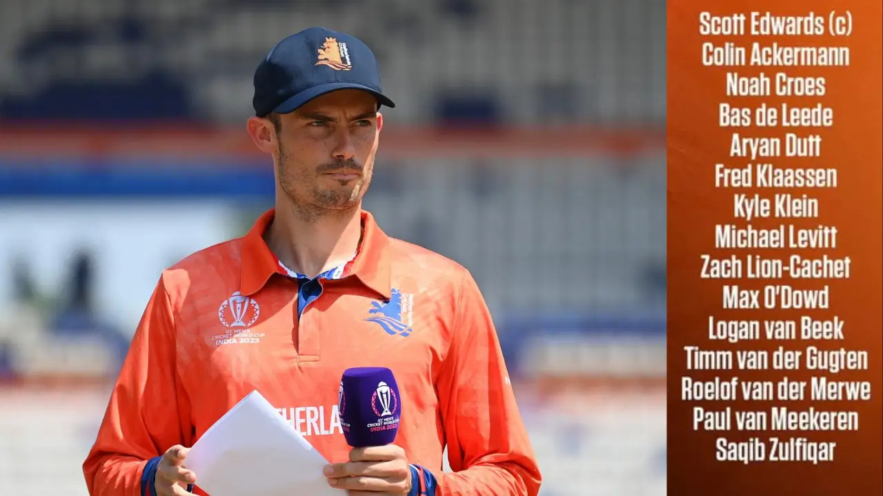 Netherlands announces squad for ICC Men's T20 World Cup 2026: Scott Edwards will lead the team
