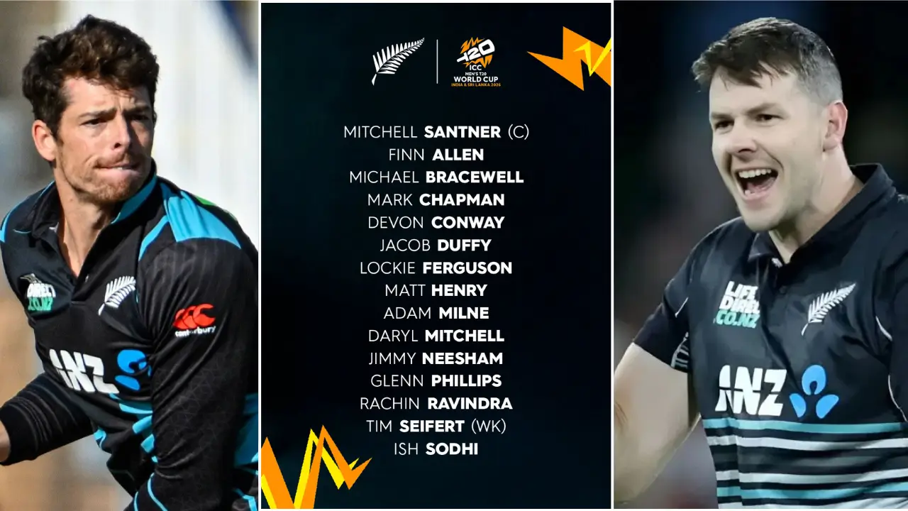 New Zealand announce squad for ICC Men's T20 World Cup 2026: Too many spinners included