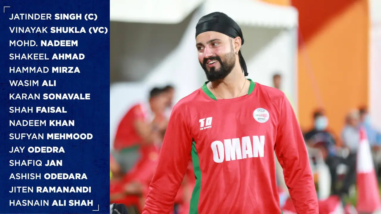 Oman announces squad for ICC Men's T20 World Cup 2026: Five Major changes from the Asia Cup 2025 squad